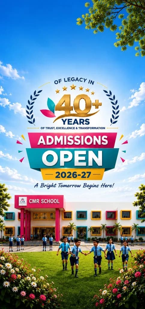 CMR School admissions open 2026-27 — 40+ years of legacy